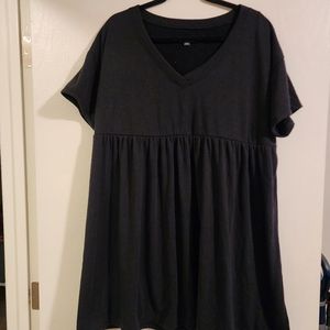 Wild Fable Black Vneck Babydoll dress XL